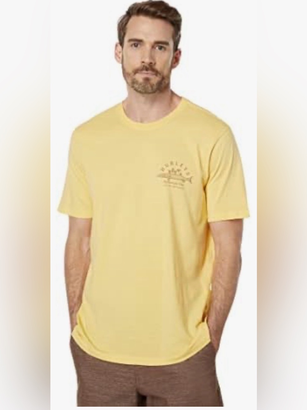 Hurley Men's Evd Baracuda Bar T-Shirt SZ L
